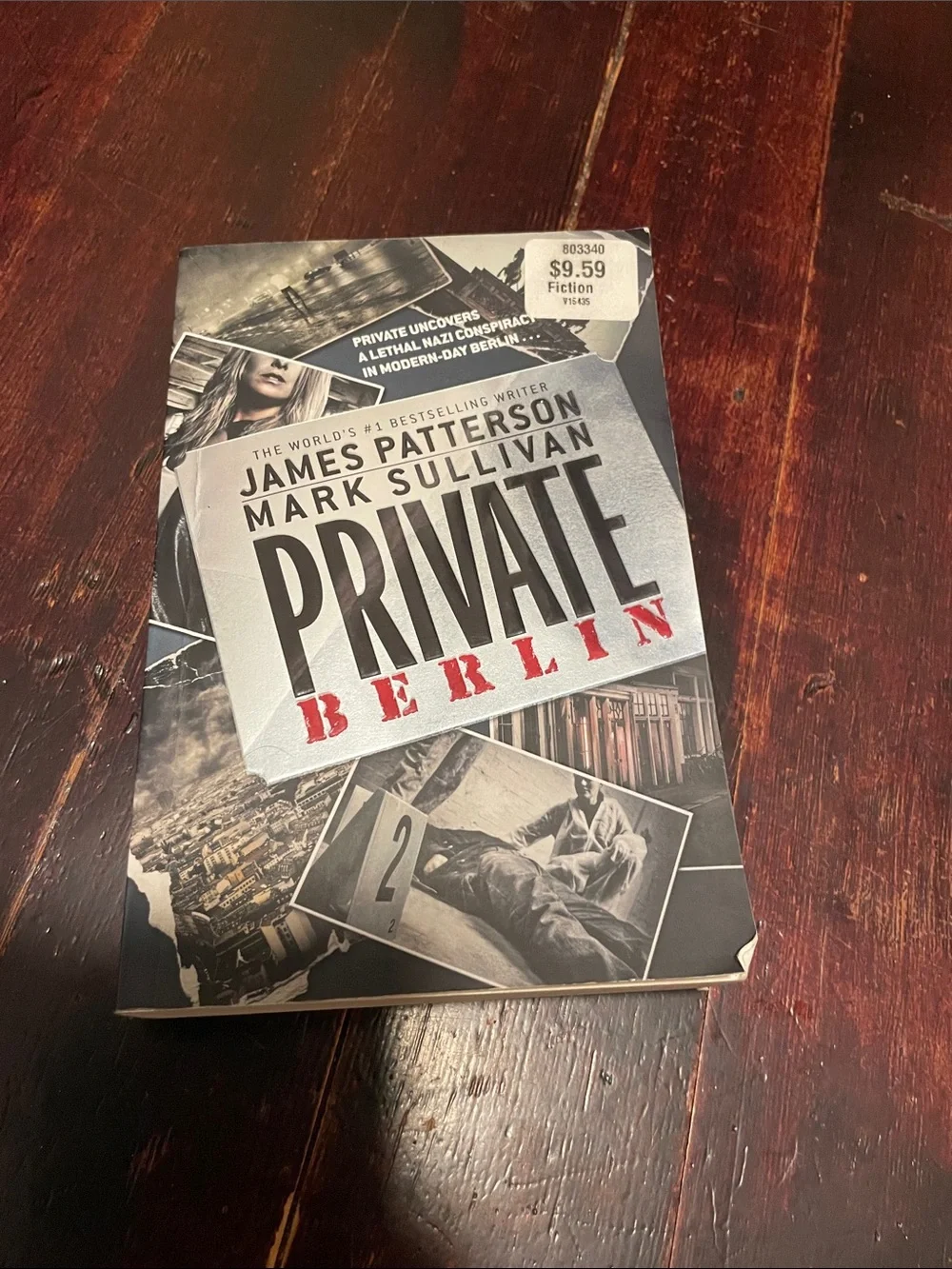 Private Berlin by James Patterson & Mark Sullivan - Black, White & Red Cover